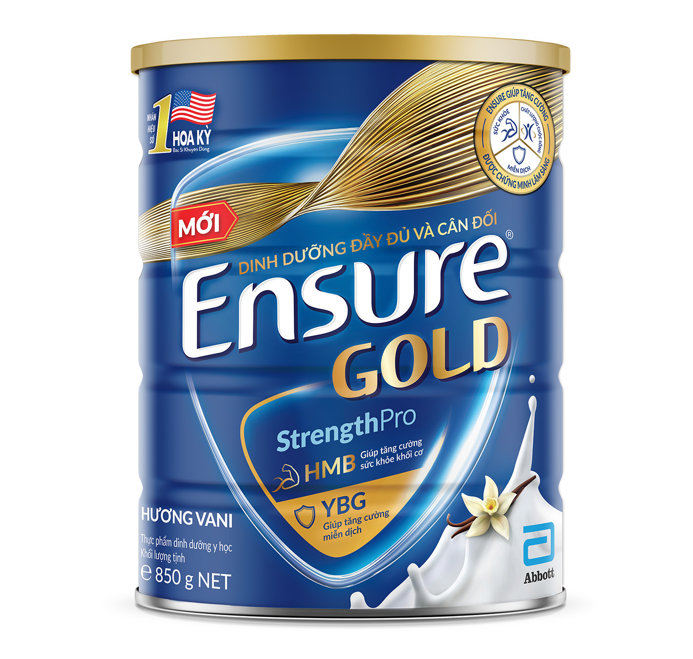 Sua bot Ensure Gold Vani 850g New 1 1 1
