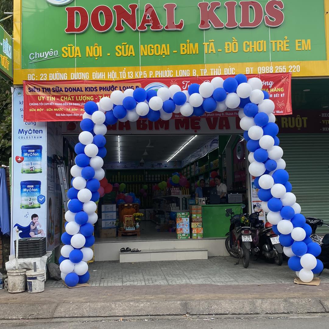 khai trương donal kids phước long b