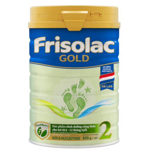Sữa Frisolac Gold số 2 850g cho bé từ 6-12 tháng Sữa Frisolac Gold số 2 850g cho bé từ 6-12 tháng