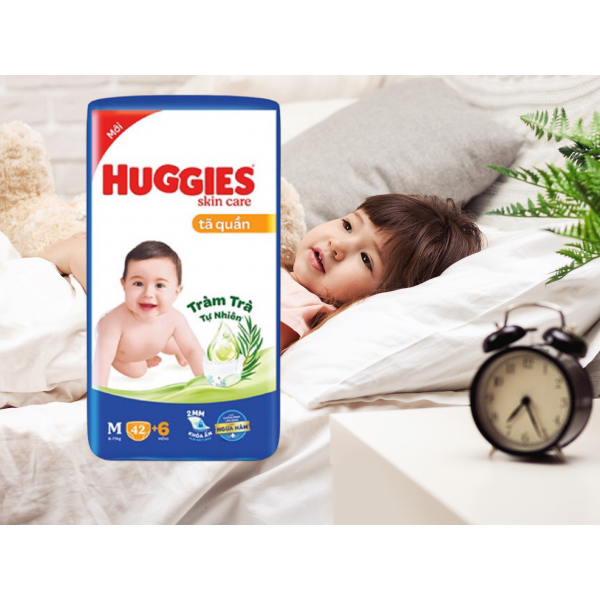 Bỉm tã quần Huggies Dry size M 42 miếng (6-11kg)