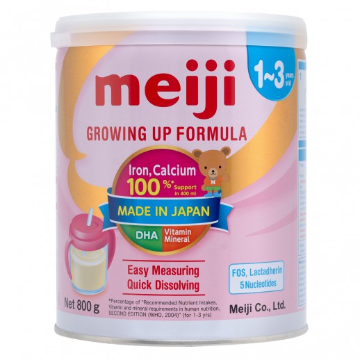 Sữa Meiji Growing Up Formula 800g nhập khẩu cho bé 1Y-3Y Sữa Meiji Growing Up Formula 800g nhập khẩu cho bé 1Y-3Y